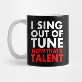 Funny Frustrated Singer Music Musician Karaoke Funny Slogan Mug